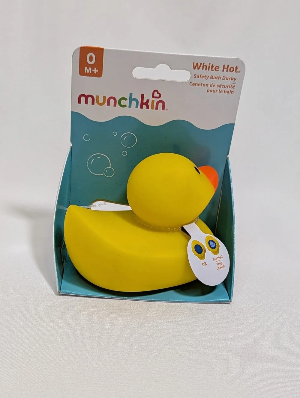 Munchkin White Hot Safety Bath Ducky Baby Bath Toy NIP Temperature Indicator
